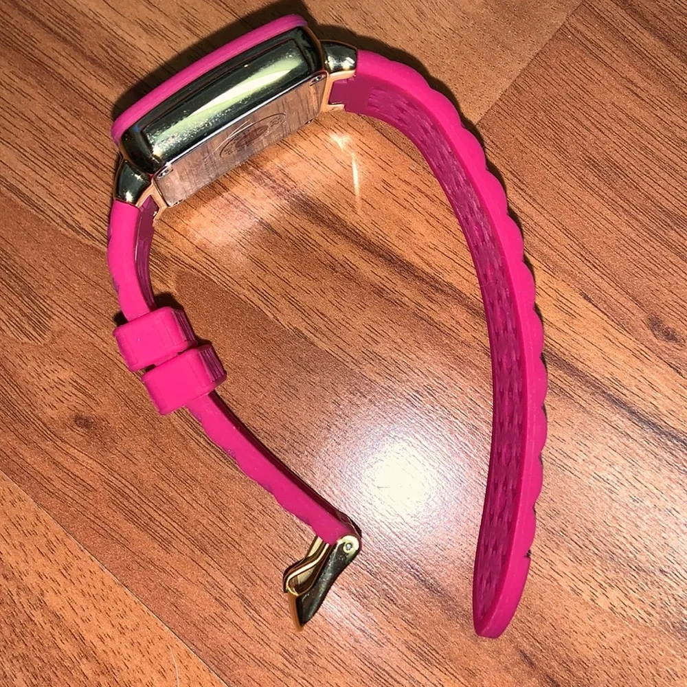 MICHELE Park Jelly Bean Pink Watch, 33mm